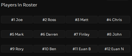 Player Selection Feature